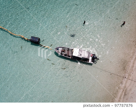 Ant atoll in Pohnpei, Micronesia 97787876