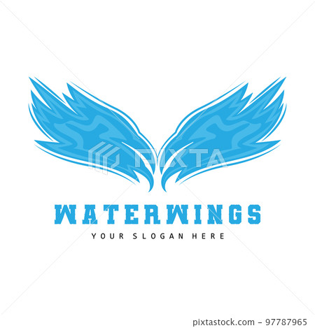 Water Wave Logo, Earth Element Vector, Water Wings Logo Design Style, Brand Icon, Sticker Water Wave Logo, Earth Element Vector, Water Wings Logo Design Style, Brand Icon, Sticker 97787965