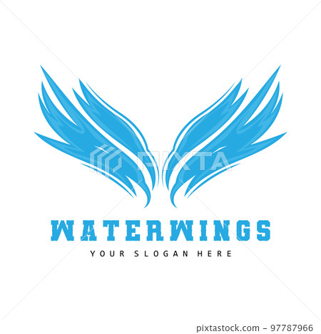 Water Wave Logo, Earth Element Vector, Water Wings Logo Design Style, Brand Icon, Sticker Water Wave Logo, Earth Element Vector, Water Wings Logo Design Style, Brand Icon, Sticker 97787966