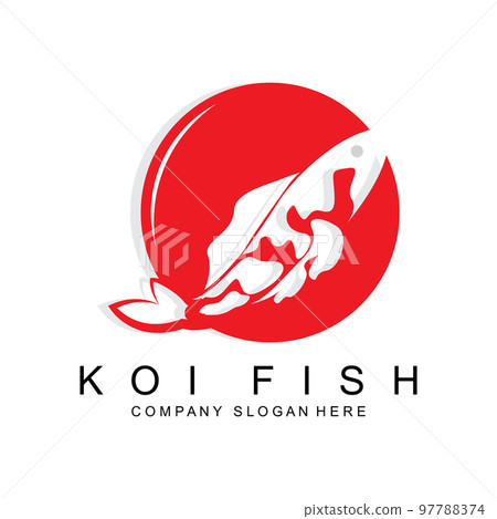 Koi Fish Logo Design, Ornamental Fish Vector, Aquarium Ornament Illustration Brand product Koi Fish Logo Design, Ornamental Fish Vector, Aquarium Ornament Illustration Brand product 97788374
