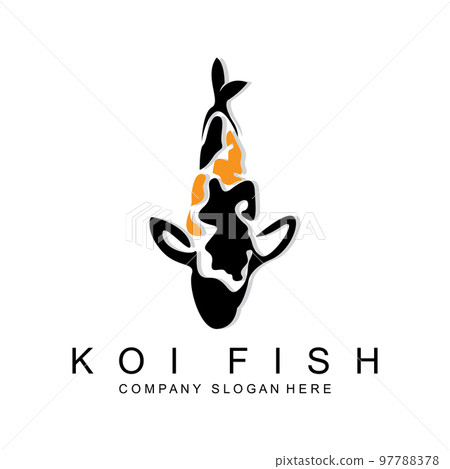 Koi Fish Logo Design, Ornamental Fish Vector, Aquarium Ornament Illustration Brand product Koi Fish Logo Design, Ornamental Fish Vector, Aquarium Ornament Illustration Brand product 97788378
