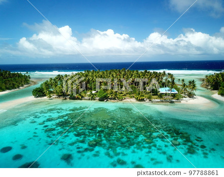 Majuro atoll and Majuro town in Marshall islands Majuro atoll and Majuro town in Marshall islands 97788861