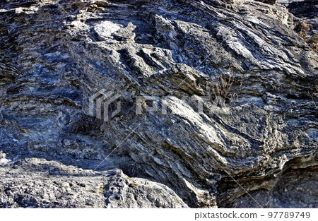 Rock formation travertine. 97789749