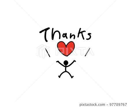 thanks heart silhouette thanks heart silhouette 97789767