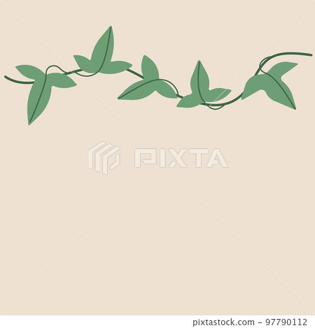 Simplicity ivy drawing flat design. 97790112