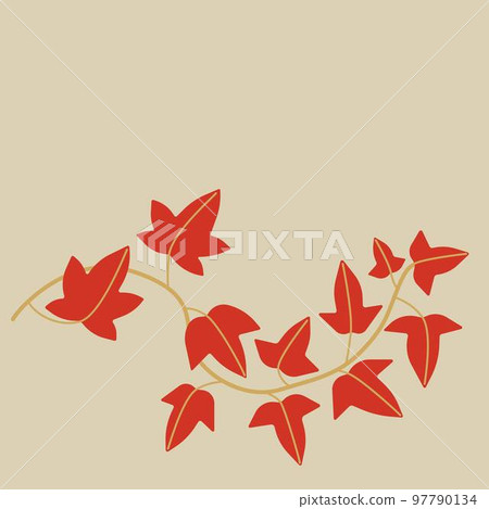 Simplicity ivy drawing flat design. 97790134