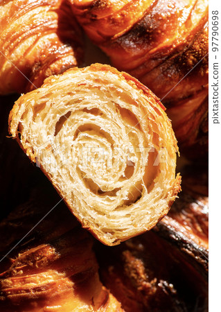 Golden Brown Croissant 97790698