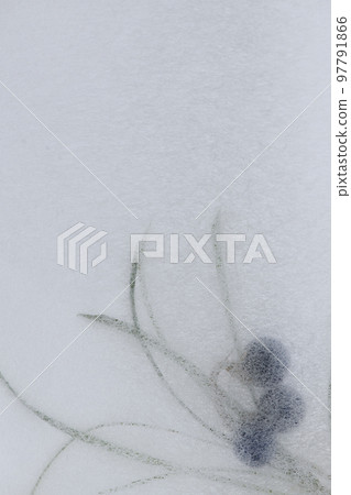 Background material of Japanese paper and Janohige (snake's beard) Background material of Japanese paper and Janohige (snake's beard) 97791866