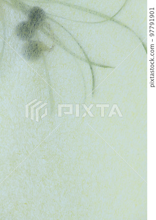 Background material of Japanese paper and Janohige (snake's beard) 97791901