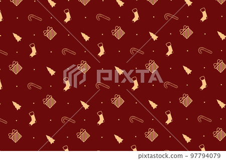 boxes with gifts on a red background . boxes with gifts on a red background . 97794079