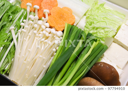 Vegetables in the pot 97794910