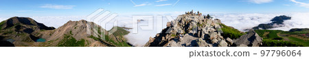 Hakusan mountain climbing scenery 97796064