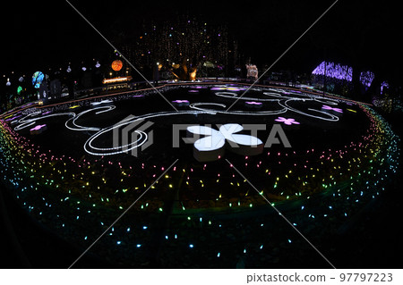 light flower garden illumination light flower garden illumination 97797223