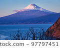 Midwinter Mt. Fuji seen from the Izu Peninsula Part 3 (at sunset) Midwinter Mt. Fuji seen from the Izu Peninsula Part 3 (at sunset) 97797451