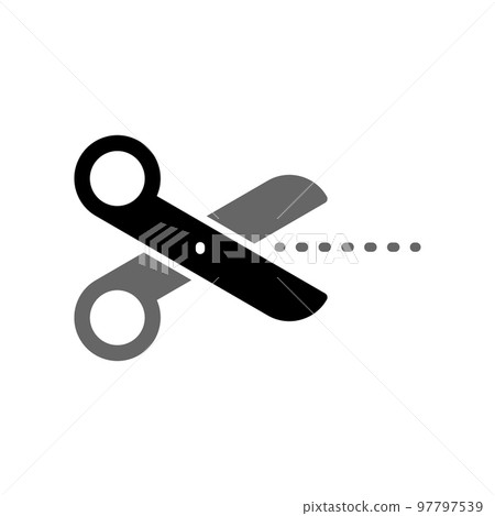 Illustration Vector graphic of Scissor Icon 97797539