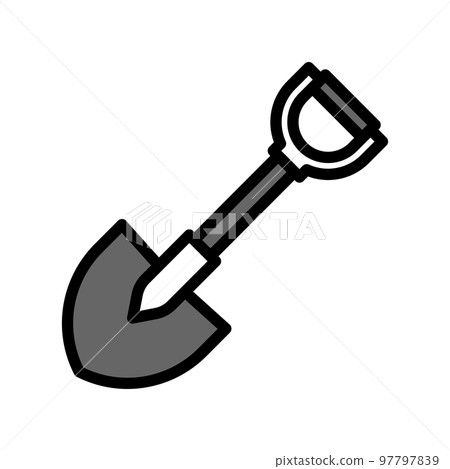 Illustration Vector Graphic of Shovel  Icon 97797839