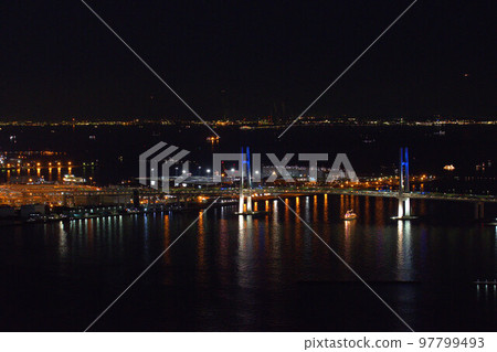 Night view from Yokohama Landmark Tower Night view from Yokohama Landmark Tower 97799493