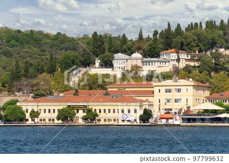 Ziya Kalkavan Vocational and Technical Anatolian High School buildings, suited by the Bosphorus Strait, Istanbul, Turkey 97799632