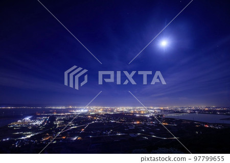 Tahara City, Aichi Prefecture Night view of Tahara city seen from Mt. Zao observatory Tahara City, Aichi Prefecture Night view of Tahara city seen from Mt. Zao observatory 97799655