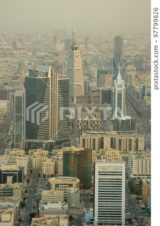 Cityscape of Riyadh, the capital of Saudi Arabia 97799826