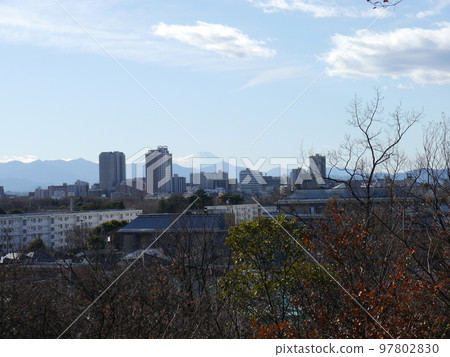 從淺間山公園看到的富士山(關東富士山百景) 從淺間山公園看到的富士山(關東富士山百景) 97802830