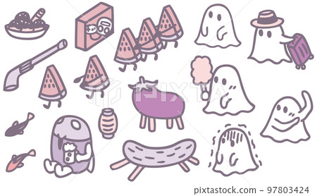 Ghost festival image Watermelon August 97803424