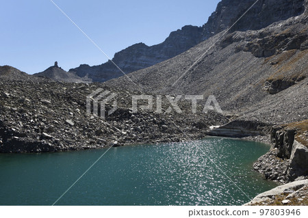 Lake near Chriegalppass (Grengiols, Valais, Switzerland) Lake near Chriegalppass (Grengiols, Valais, Switzerland) 97803946