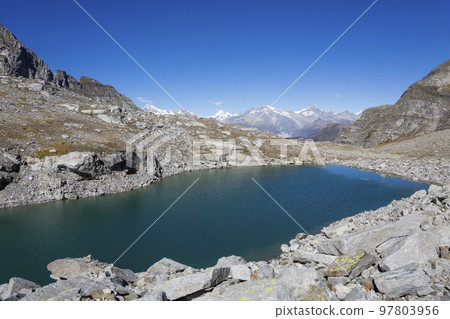 Lake near Chriegalppass (Grengiols, Valais, Switzerland) Lake near Chriegalppass (Grengiols, Valais, Switzerland) 97803956