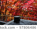 A superb view open-air bath while watching the autumn leaves 97806486
