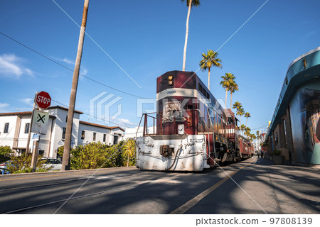 Santa Cruz USA. September 20 2022. Low angle Stock Photo