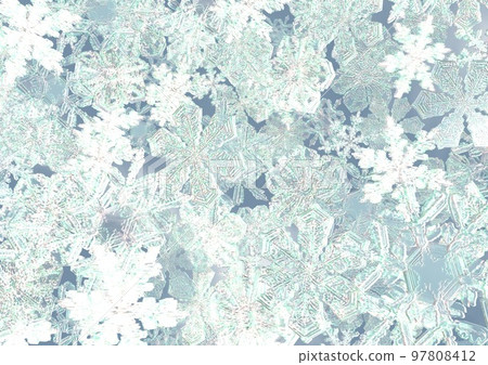 Snow crystal sky landscape background wallpaper (3DCG) Snow crystal sky landscape background wallpaper (3DCG) 97808412