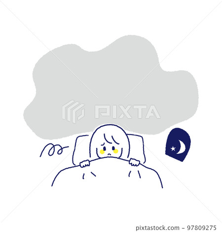 焦慮和失眠的女孩 焦慮和失眠的女孩 97809275