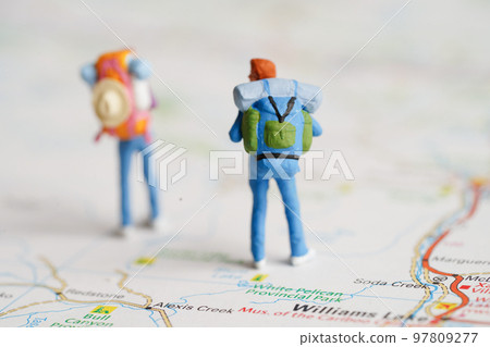 Business people rushing and going on a long trip for a work meeting at office. Business people rushing and going on a long trip for a work meeting at office. 97809277