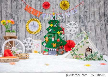 Photo studio booth image Christmas 97810503