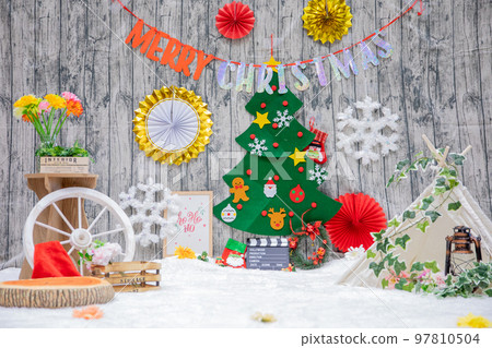 影樓展位形象聖誕節 97810504