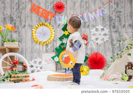Photo studio booth image Christmas 97810505