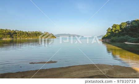 Starfish bay coastline in Ma On Shan, Hong Kong. 23 Dec 2022 97810719