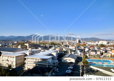 View from the ruins of Matsuzaka Castle (Matsuzaka City, Mie Prefecture) 97811315