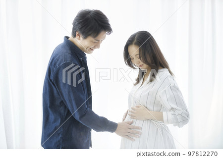 Maternity pregnant couple 97812270