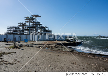 Meiji 100th Anniversary Observatory - Futtsu Misaki Observatory - under repair 97815142
