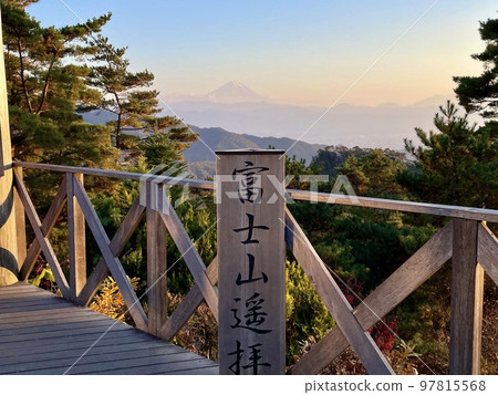 [山梨縣]從浮富士廣場看到的富士山～昇仙橋索道全景台站～ 97815568