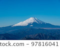 從神奈川縣殿嶽山看到的富士山 97816041