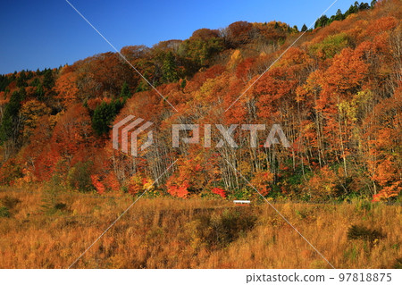岩手縣奧州市,秋天的奧州湖 岩手縣奧州市,秋天的奧州湖 97818875