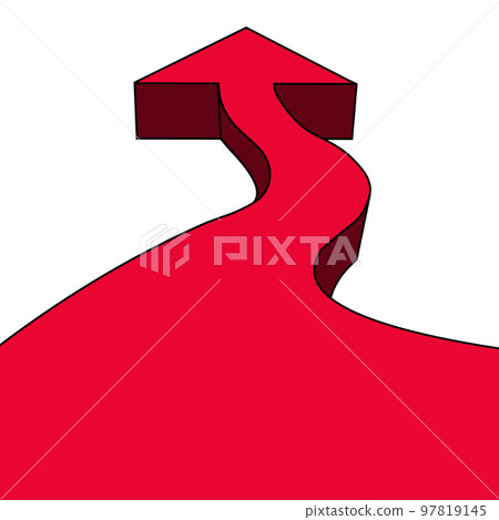 curved arrow curved arrow 97819145
