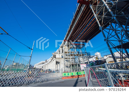 大阪府阪急線連續平交道口建設 97819264
