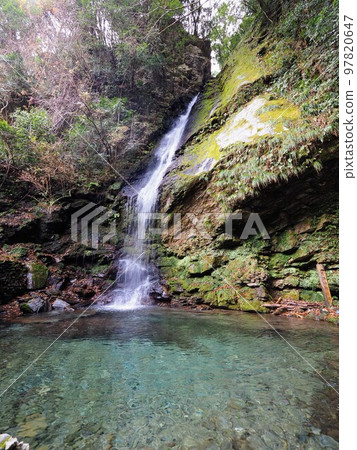 Biwa Falls [Miyoshi City, Tokushima Prefecture] Kazura Bridge 6 97820647
