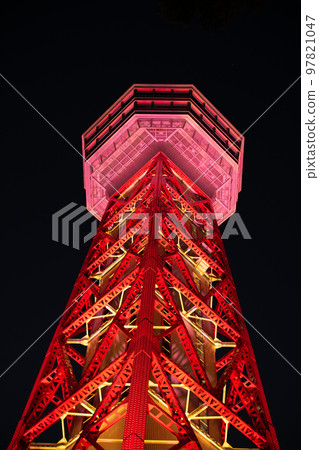 博多港塔的夜景[福岡市] 97821047