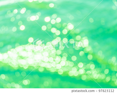 Background material polka dot reflection green system Background material polka dot reflection green system 97823112