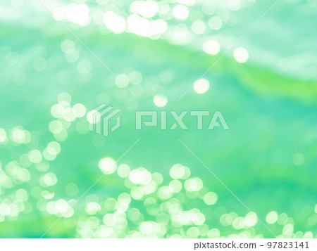 Background material polka dot reflection green system Background material polka dot reflection green system 97823141