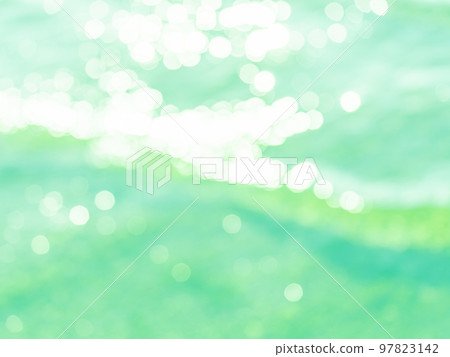 Background material polka dot reflection green system 97823142